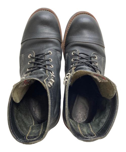 RED WING（レッドウィング）RED WING (レッドウィング) IRON RANGER ブラック サイズ:27cmの古着・服飾アイテム