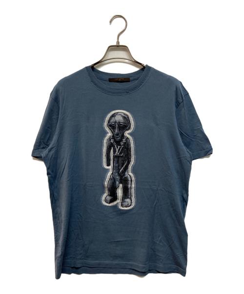 LOUIS VUITTON（ルイ ヴィトン）LOUIS VUITTON (ルイ ヴィトン) 17SS プリントTシャツ ネイビー サイズ:Mの古着・服飾アイテム