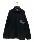 Patagoniaパタゴニア）の古着「ライトウェイトシンチラスナップT」｜ブラック