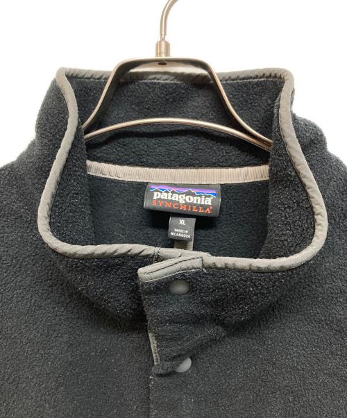 Patagonia（パタゴニア）Patagonia (パタゴニア) ライトウェイトシンチラスナップT ブラック サイズ:XLの古着・服飾アイテム