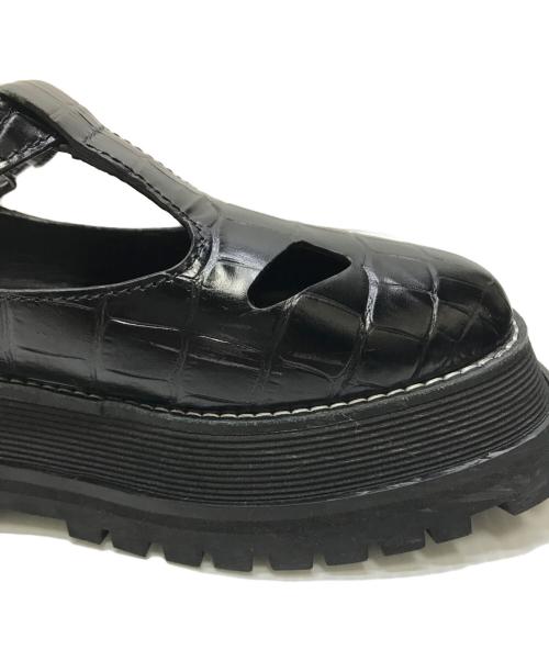 BURBERRY（バーバリー）BURBERRY (バーバリー) FRAT T-BAR SHOE ブラック サイズ:36の古着・服飾アイテム