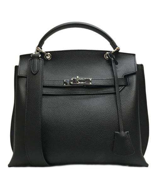 JISTORY（ジストリー）JISTORY (ジストリー) SQUARE BELT HANDLE BAG ブラックの古着・服飾アイテム