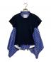 sacai（サカイ）の古着「切替カットソー」｜ブルー×ネイビー