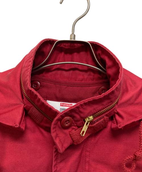 SUPREME（シュプリーム）SUPREME (シュプリーム) jean-michael basquiat BASQUIAT M-65フィールドジャケット レッド サイズ:Sの古着・服飾アイテム