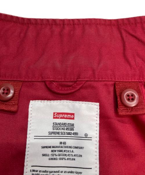 SUPREME（シュプリーム）SUPREME (シュプリーム) jean-michael basquiat BASQUIAT M-65フィールドジャケット レッド サイズ:Sの古着・服飾アイテム