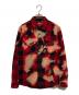 SUPREME（シュプリーム）の古着「Bleached Buffalo Heavyweight Shirt」｜レッド×ブラック