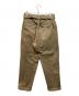 COMOLI (コモリ) ベルテッドチノパンツ ベージュ サイズ:SIZE 2：9000円