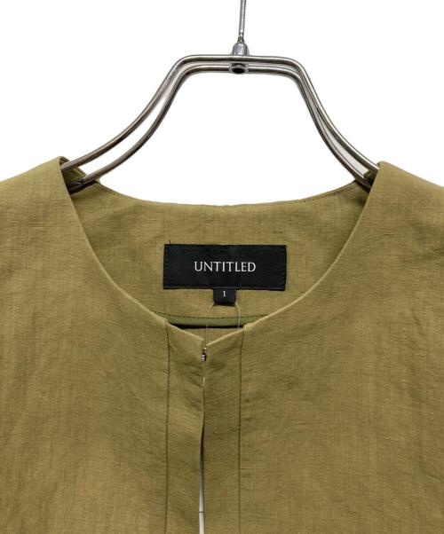 UNTITLED（アンタイトル）UNTITLED (アンタイトル) タイプライタージャケット グリーン サイズ:S 未使用品の古着・服飾アイテム