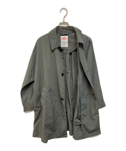 DANTON（ダントン）DANTON (ダントン) ナイロンタッサードルマンスリーブコート グレー サイズ:36の古着・服飾アイテム