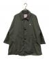 DANTON（ダントン）の古着「ナイロンタッサードルマンスリーブコート」｜グレー