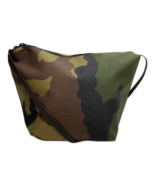 Herve Chapelier（エルベシャプリエ）Herve Chapelier (エルベシャプリエ) green label relaxing (グリーンレーベルリラクシング) 別注 ナイロンビッグポシェット カーキの古着・服飾アイテム