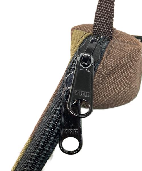 Herve Chapelier（エルベシャプリエ）Herve Chapelier (エルベシャプリエ) green label relaxing (グリーンレーベルリラクシング) 別注 ナイロンビッグポシェット カーキの古着・服飾アイテム