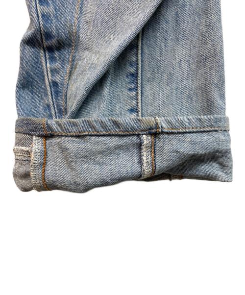 Rebuild by Needles（リビルドバイニードルス）Rebuild by Needles (リビルドバイニードルス) 再構築立体裁断デニムパンツ ブルー サイズ:W34の古着・服飾アイテム