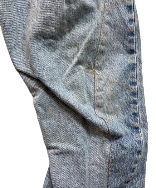 Rebuild by Needles（リビルドバイニードルス）Rebuild by Needles (リビルドバイニードルス) 再構築立体裁断デニムパンツ ブルー サイズ:W34の古着・服飾アイテム