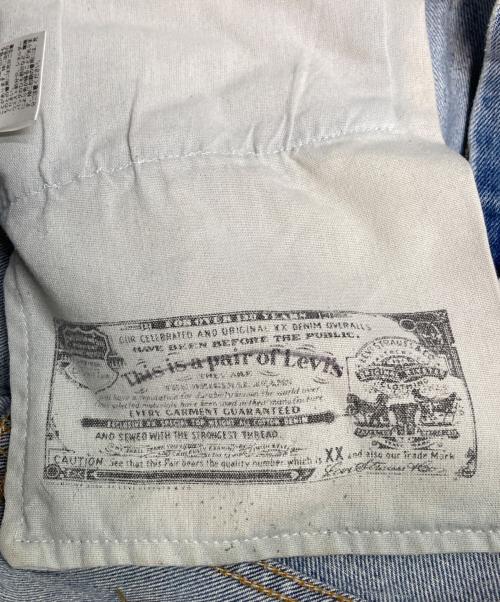 Rebuild by Needles（リビルドバイニードルス）Rebuild by Needles (リビルドバイニードルス) 再構築立体裁断デニムパンツ ブルー サイズ:W34の古着・服飾アイテム