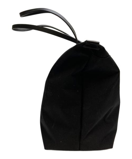 russet（ラシット）russet (ラシット) ファスナー付き/コーデュラナイロントートバッグ ブラックの古着・服飾アイテム