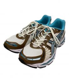 asics（アシックス）の古着「Gel-Kayano 12.1 "Cream/Stillwater"」｜ブラウン×ブルー