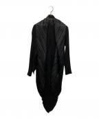 ISSEY MIYAKE FETEイッセイミヤケフェット）の古着「変形プリーツカーディガン」｜ブラック