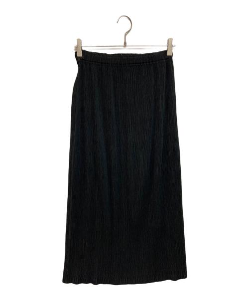 ISSEY MIYAKE（イッセイミヤケ）ISSEY MIYAKE (イッセイミヤケ) プリーツスカート ブラック サイズ:2の古着・服飾アイテム