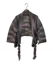 ISSEY MIYAKE FETE（イッセイミヤケフェット）の古着「プリーツカーディガン」｜グレー