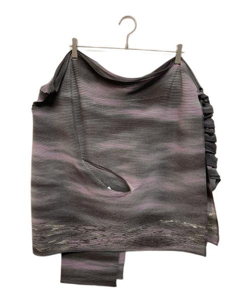 ISSEY MIYAKE FETE（イッセイミヤケフェット）ISSEY MIYAKE FETE (イッセイミヤケフェット) プリーツカーディガン グレー サイズ:02の古着・服飾アイテム