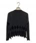 ISSEY MIYAKE FETE (イッセイミヤケフェット) ダイヤ柄プリーツカットソー ブラック サイズ:03：15000円