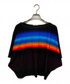 ISSEY MIYAKEイッセイミヤケ）の古着「グラデーション変形カットソー」｜ブラック