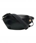 aniaryアニアリ）の古着「レザーボディーバッグ」｜ブラック