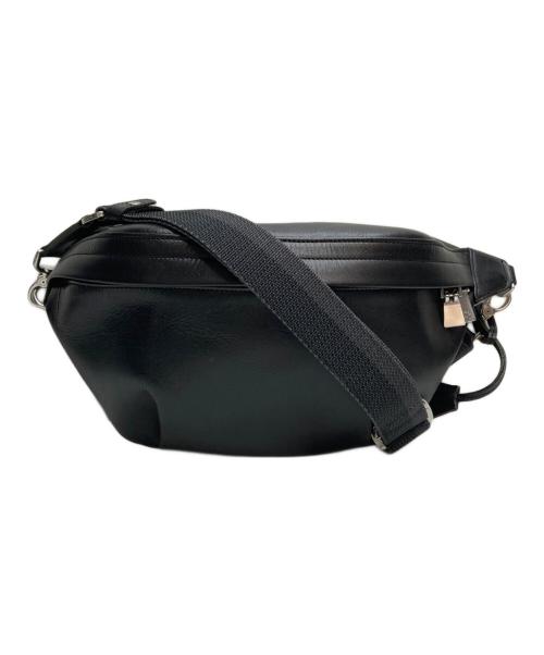 aniary（アニアリ）aniary (アニアリ) レザーボディーバッグ ブラックの古着・服飾アイテム