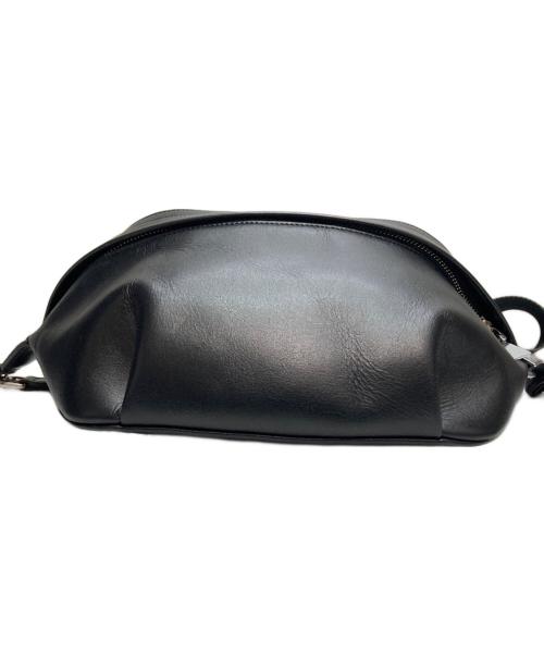 aniary（アニアリ）aniary (アニアリ) レザーボディーバッグ ブラックの古着・服飾アイテム