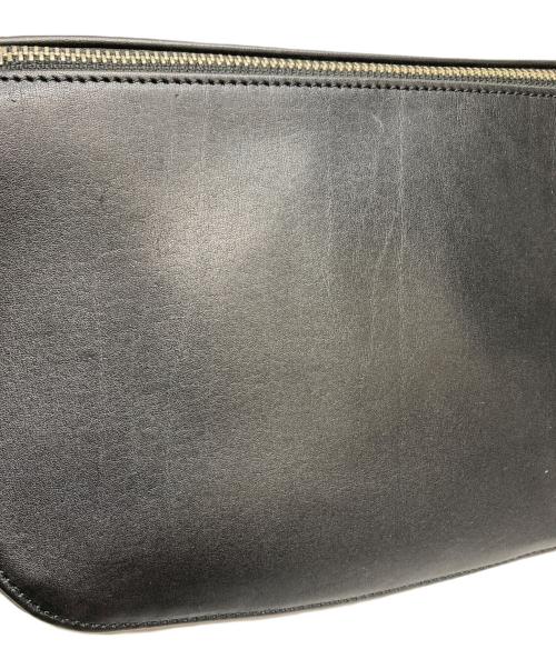 aniary（アニアリ）aniary (アニアリ) レザーボディーバッグ ブラックの古着・服飾アイテム