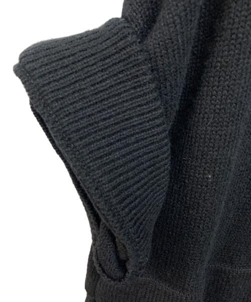 芽風（メフウ）芽風 (メフウ) デザインワンピース ブラック サイズ:38の古着・服飾アイテム