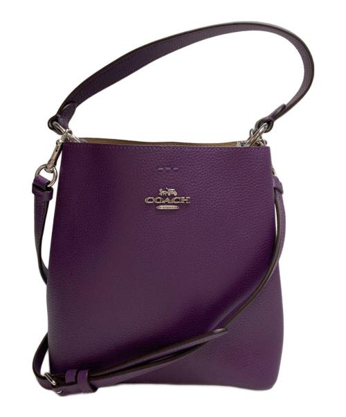 COACH（コーチ）COACH (コーチ) スモール タウン バケット バッグ パープルの古着・服飾アイテム