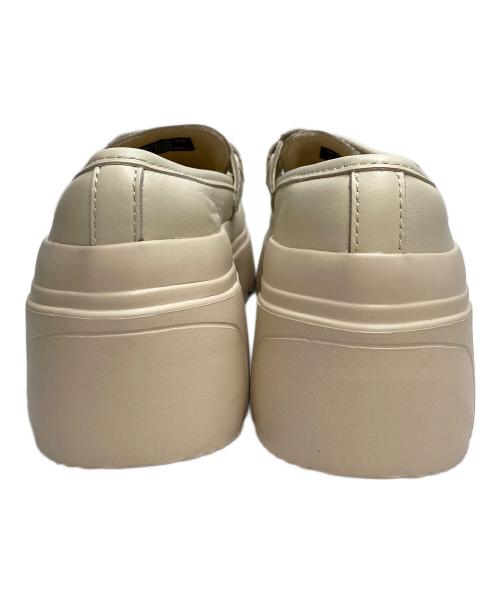 HUNTER（ハンター）HUNTER (ハンター) リファインド エクスプローラー フラットフォーム ローファー ホワイト サイズ:UK3の古着・服飾アイテム