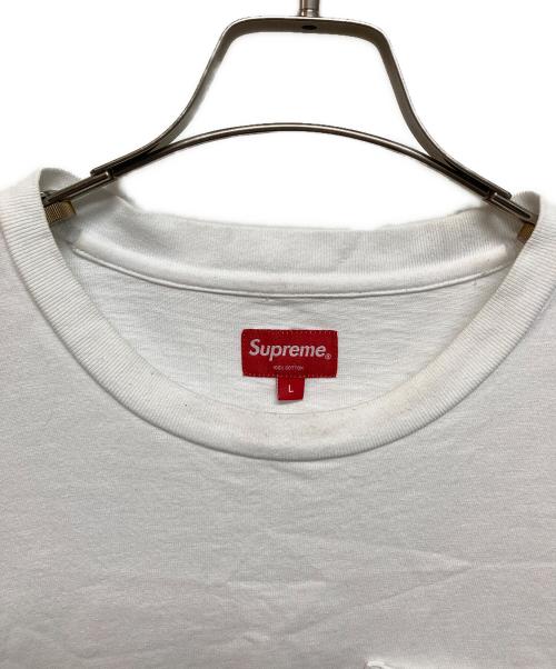 SUPREME（シュプリーム）Supreme (シュプリーム) S/S Pocket Tee ホワイト サイズ:Lの古着・服飾アイテム