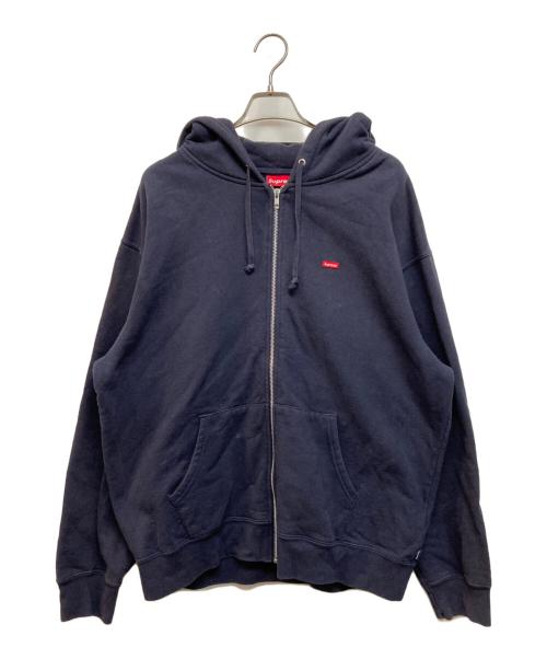SUPREME（シュプリーム）Supreme (シュプリーム) Small Box Facemask Zip Up Hooded Sweatshirt ネイビー サイズ:Lの古着・服飾アイテム