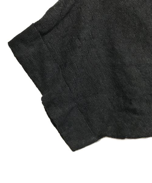 MARGARET HOWELL（マーガレットハウエル）MARGARET HOWELL (マーガレットハウエル) リネンプルオーバーシャツ ブラック サイズ:SIZE 2の古着・服飾アイテム