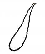 JUSTIN DAVISジャスティンデイビス）の古着「TINY ONYX ネックレス」｜ブラック