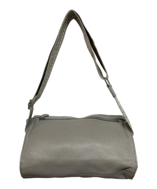 ear PAPILLONNER（イアパピヨネ）ear PAPILLONNER (イアパピヨネ) 柄ワイドテープショルダーバッグ グレーの古着・服飾アイテム