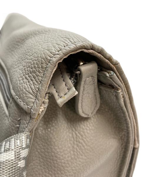 ear PAPILLONNER（イアパピヨネ）ear PAPILLONNER (イアパピヨネ) 柄ワイドテープショルダーバッグ グレーの古着・服飾アイテム