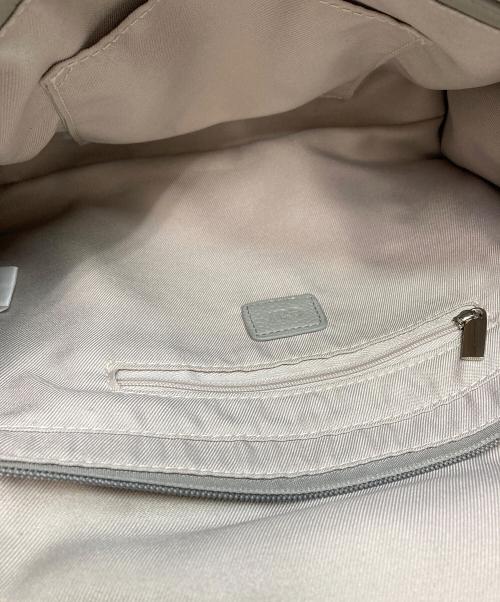 ear PAPILLONNER（イアパピヨネ）ear PAPILLONNER (イアパピヨネ) 柄ワイドテープショルダーバッグ グレーの古着・服飾アイテム