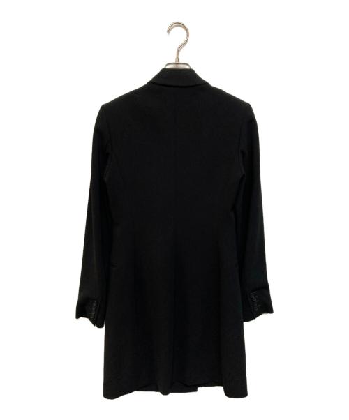 theory（セオリー）theory (セオリー) ダブル6ボタン ロングコート ブラックの古着・服飾アイテム