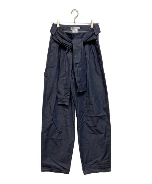 MaxMara（マックスマーラ）MaxMara (マックスマーラ) SONALEパンツ ネイビー サイズ:40 未使用品の古着・服飾アイテム