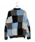 J.W.ANDERSON (ジェイダブリューアンダーソン) パッチワークインターシャコットンセーター マルチカラー サイズ:XL：20000円
