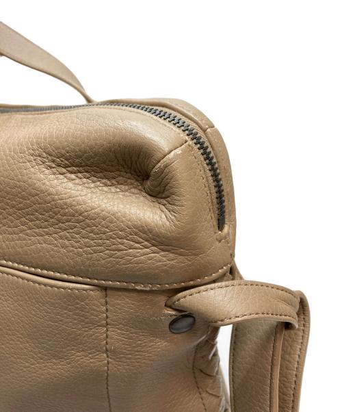 BOTTEGA VENETA（ボッテガベネタ）BOTTEGA VENETA (ボッテガベネタ) イントレチャートライトカーフブリーフケース ベージュの古着・服飾アイテム