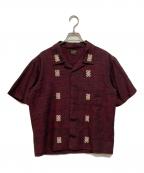 TENDERLOINテンダーロイン）の古着「キューバシャツ」｜レッド