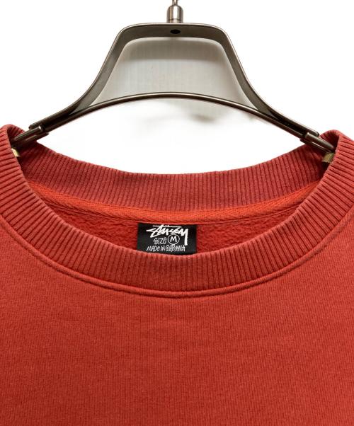 stussy（ステューシー）stussy (ステューシー) 8ボールスウェット レッド サイズ:Mの古着・服飾アイテム