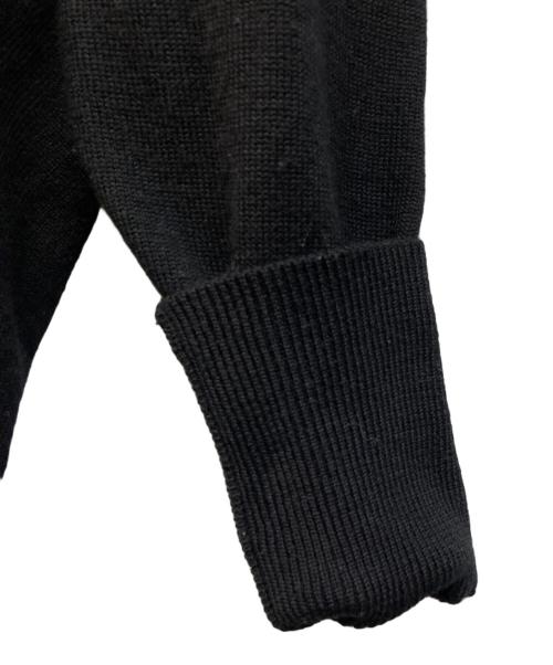 YOHJI YAMAMOTO（ヨウジヤマモト）YOHJI YAMAMOTO (ヨウジヤマモト) マフラードッキングニット ブラック サイズ:Mの古着・服飾アイテム