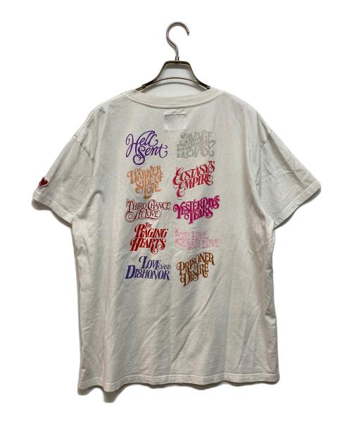 EMOTIONALLY UNAVAILABLE（エモーショナリー・アンアベイラブル）EMOTIONALLY UNAVAILABLE (エモーショナリー・アンアベイラブル) Tシャツ ホワイト サイズ:XLの古着・服飾アイテム