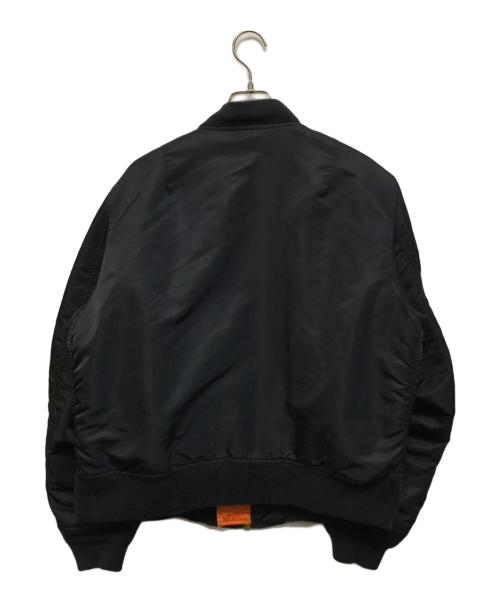 ALPHA（アルファ）ALPHA (アルファ) MA-1ジャケット ブラック サイズ:Mの古着・服飾アイテム